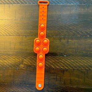 Orange Fidget Pop‎ It Bracelet